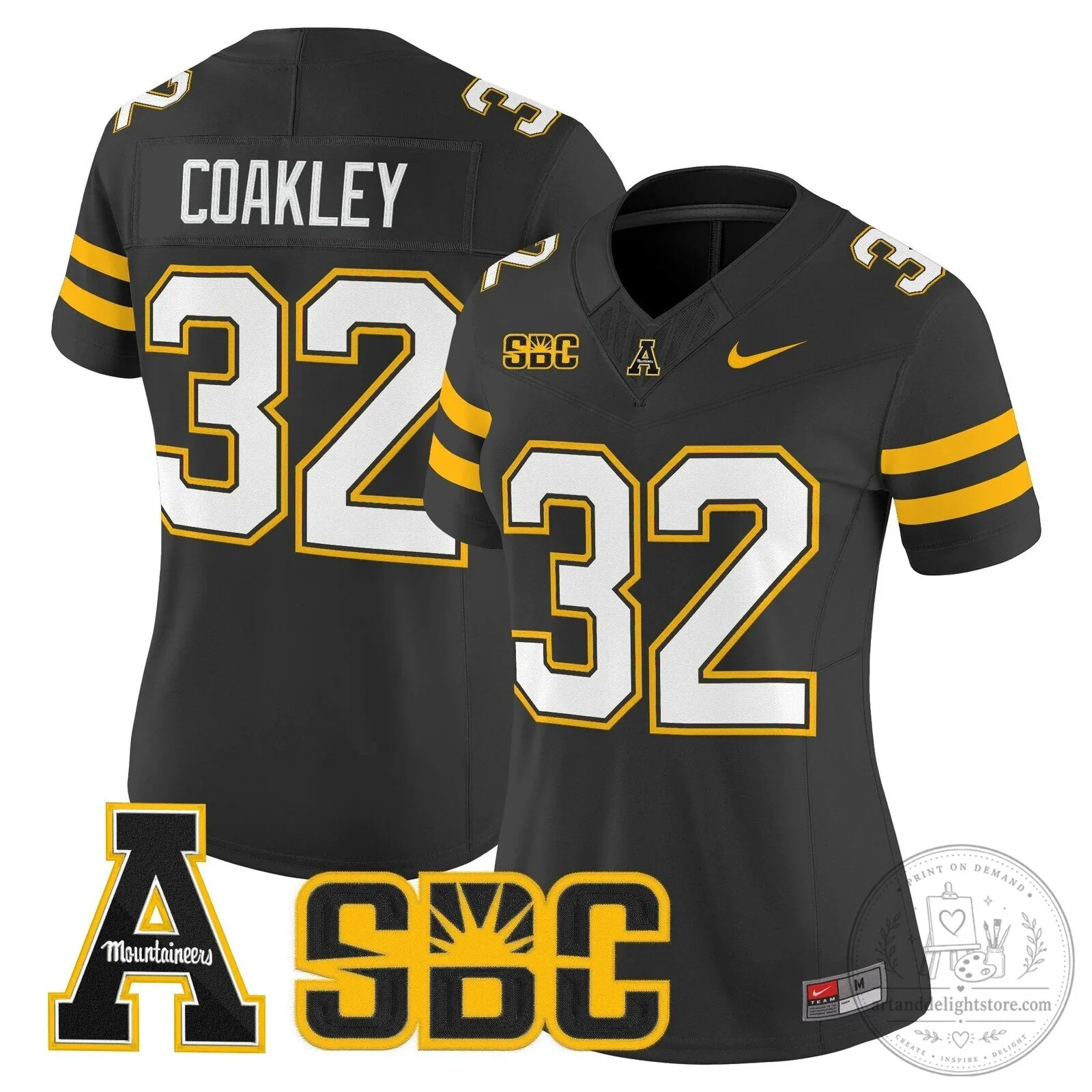 Appalachian State Mountaineers 2025 Vapor Limited Football Jersey for Women 42 Appalachian State Mountaineers 2025 Vapor Limited Football Jersey for Women