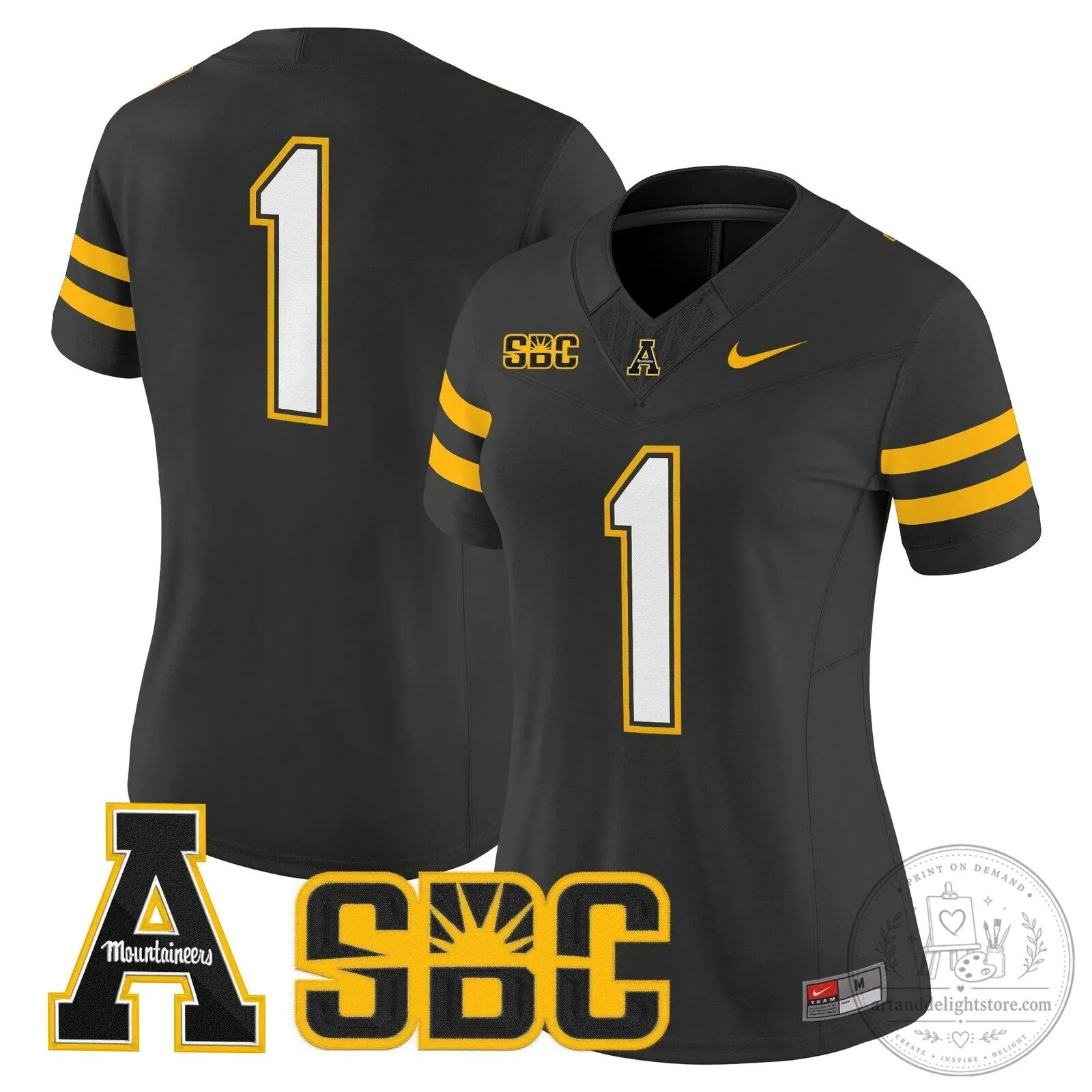 Appalachian State Mountaineers 2025 Vapor Limited Football Jersey for Women 44 Appalachian State Mountaineers 2025 Vapor Limited Football Jersey for Women