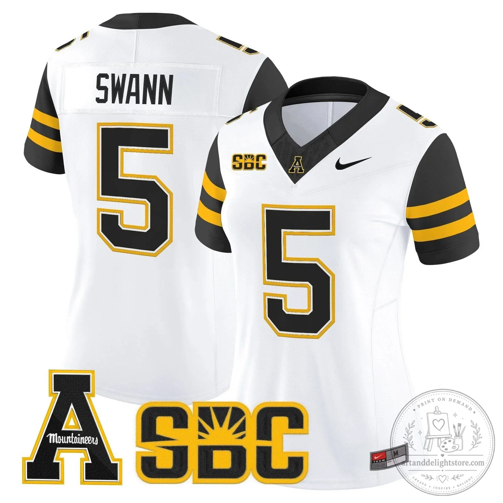 Appalachian State Mountaineers 2025 Vapor Limited Football Jersey for Women 45 Appalachian State Mountaineers 2025 Vapor Limited Football Jersey for Women