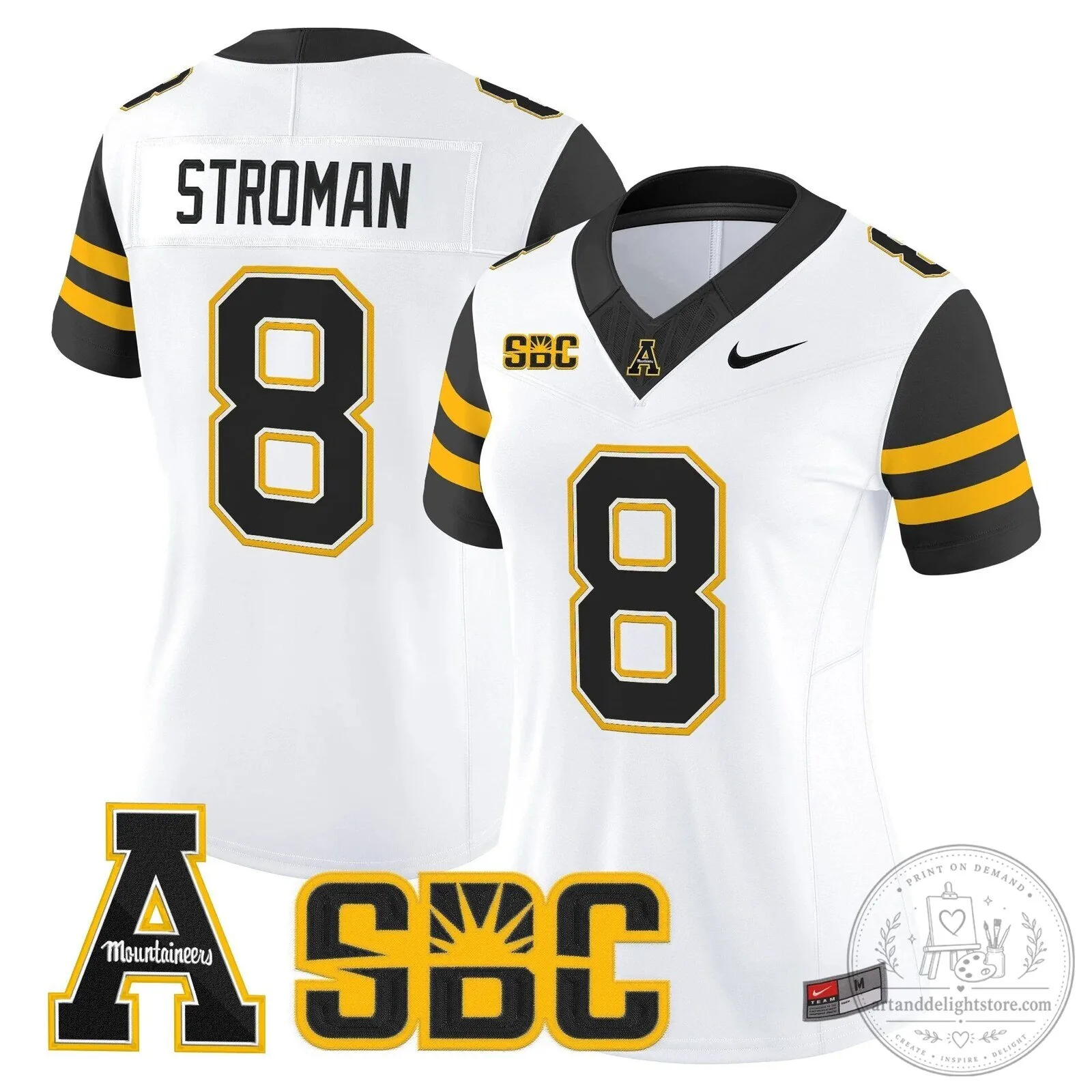 Appalachian State Mountaineers 2025 Vapor Limited Football Jersey for Women 48 Appalachian State Mountaineers 2025 Vapor Limited Football Jersey for Women