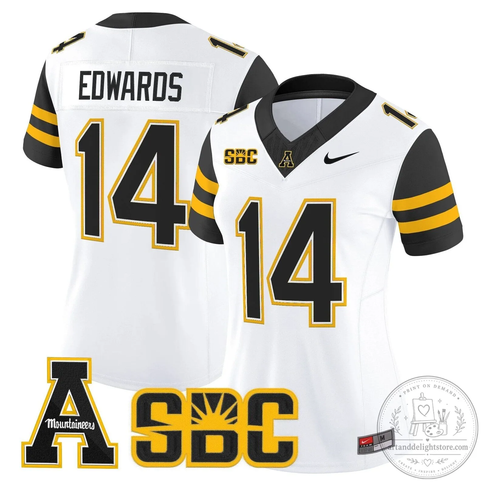 Appalachian State Mountaineers 2025 Vapor Limited Football Jersey for Women 50 Appalachian State Mountaineers 2025 Vapor Limited Football Jersey for Women