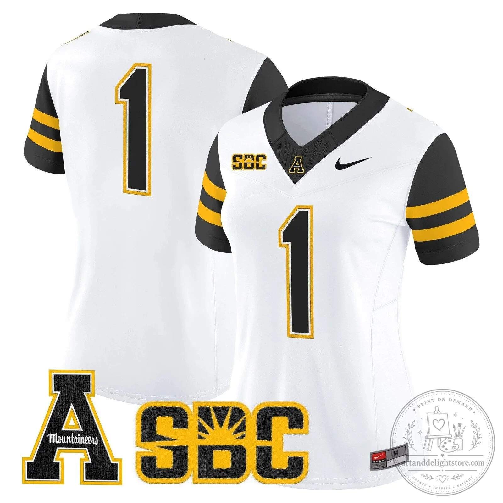 Appalachian State Mountaineers 2025 Vapor Limited Football Jersey for Women 53 Appalachian State Mountaineers 2025 Vapor Limited Football Jersey for Women