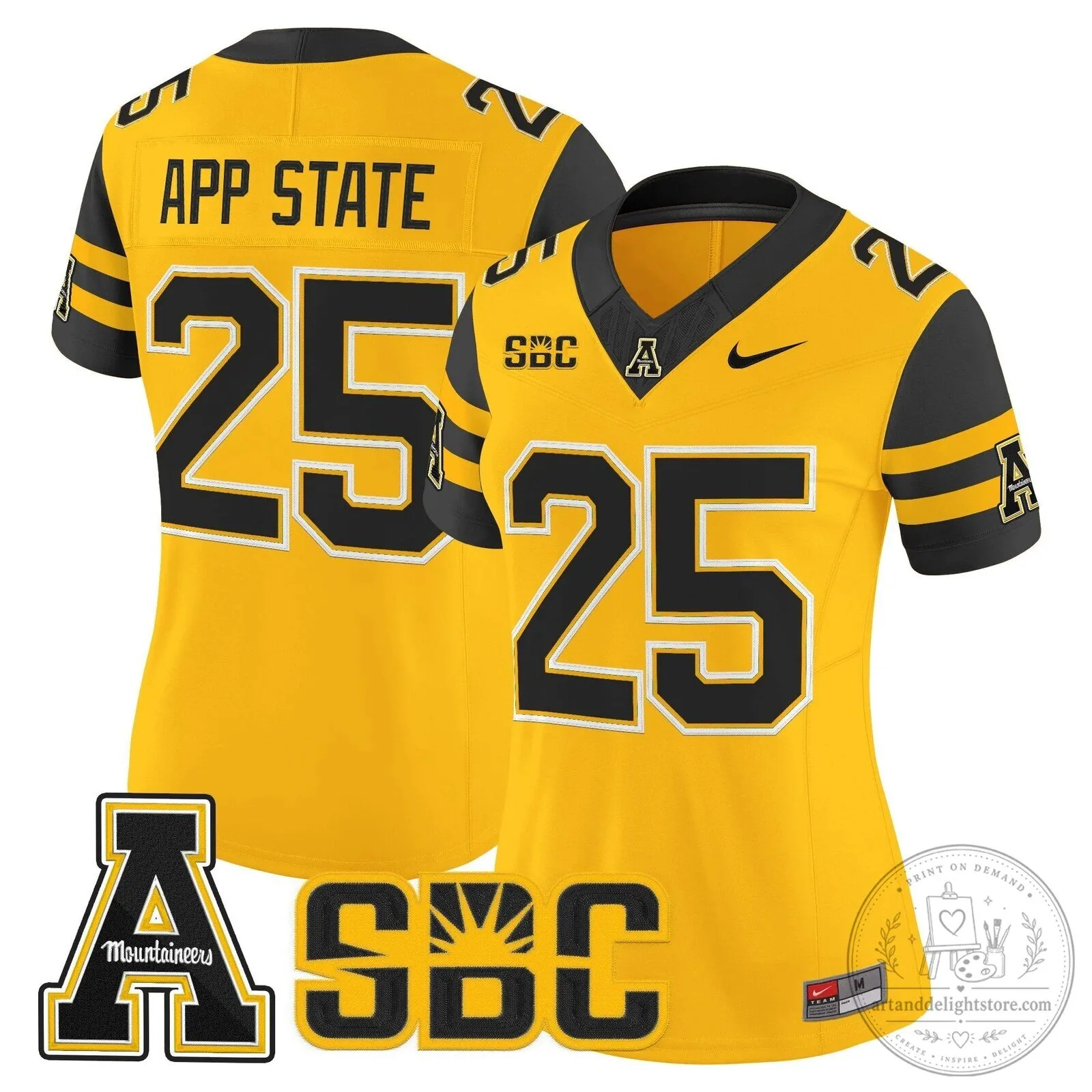 Appalachian State Mountaineers 2025 Vapor Limited Football Jersey for Women 61 Appalachian State Mountaineers 2025 Vapor Limited Football Jersey for Women