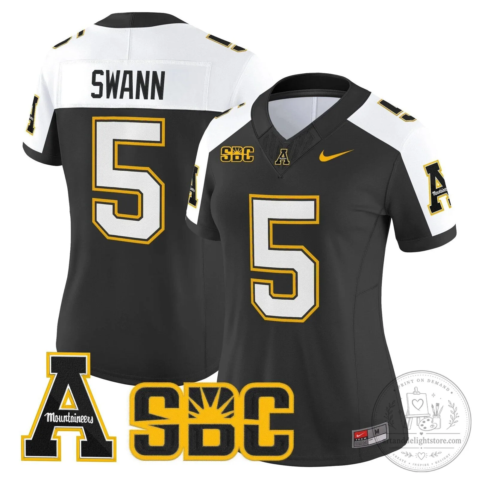 Appalachian State Mountaineers 2025 Vapor Limited Football Jersey for Women 63 Appalachian State Mountaineers 2025 Vapor Limited Football Jersey for Women