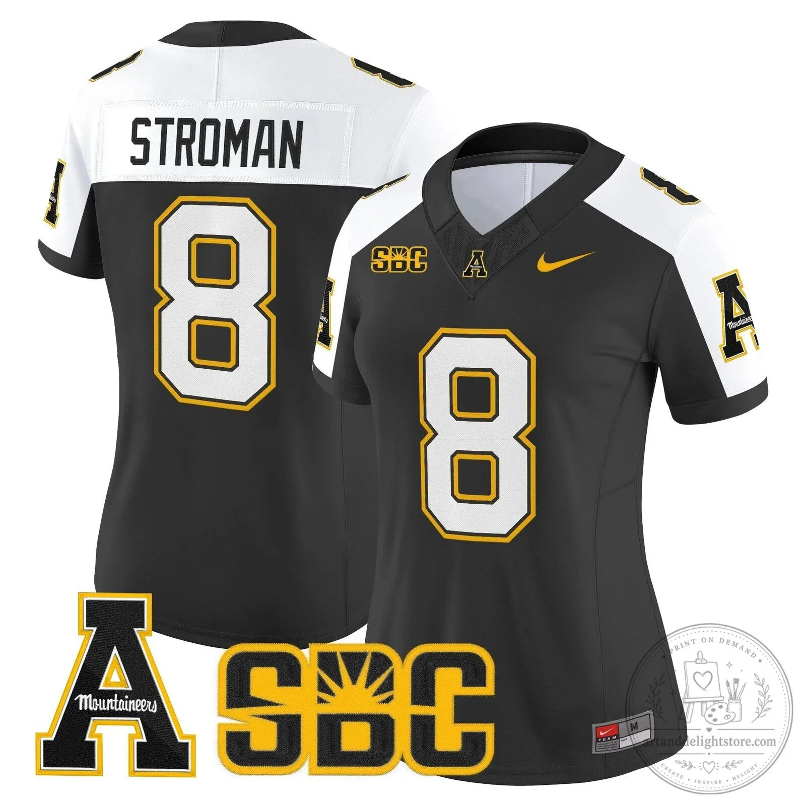 Appalachian State Mountaineers 2025 Vapor Limited Football Jersey for Women 66 Appalachian State Mountaineers 2025 Vapor Limited Football Jersey for Women