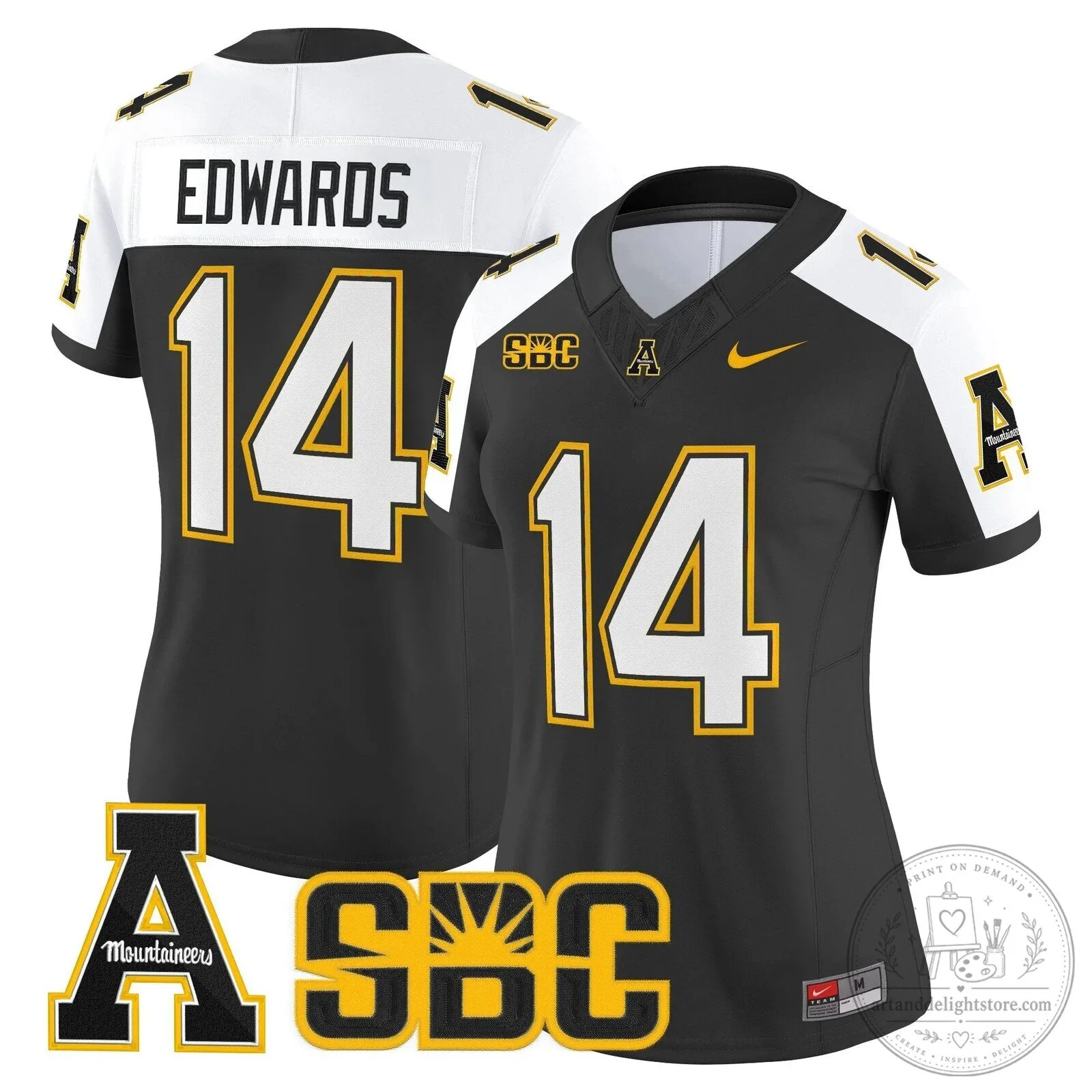 Appalachian State Mountaineers 2025 Vapor Limited Football Jersey for Women 68 Appalachian State Mountaineers 2025 Vapor Limited Football Jersey for Women