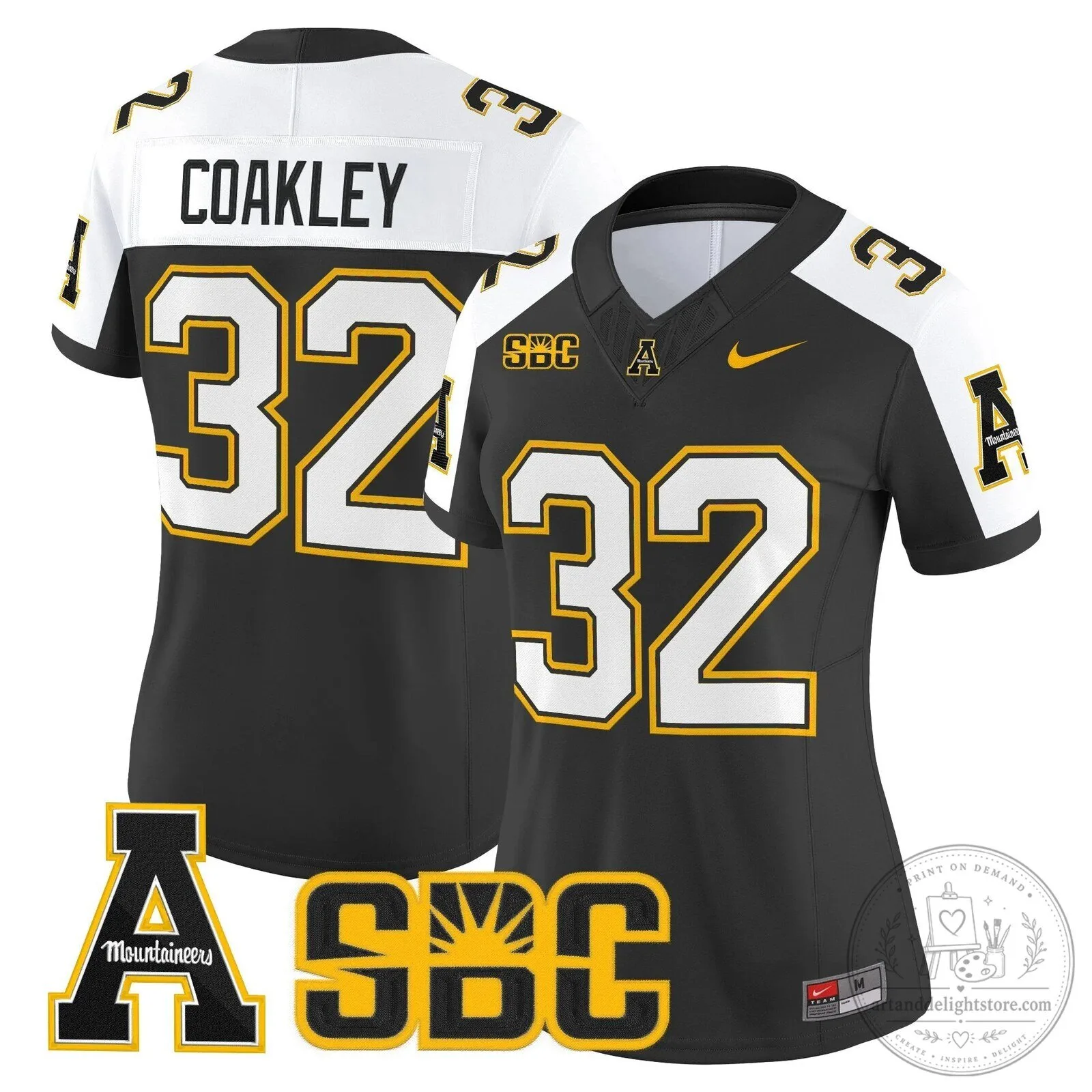 Appalachian State Mountaineers 2025 Vapor Limited Football Jersey for Women 69 Appalachian State Mountaineers 2025 Vapor Limited Football Jersey for Women