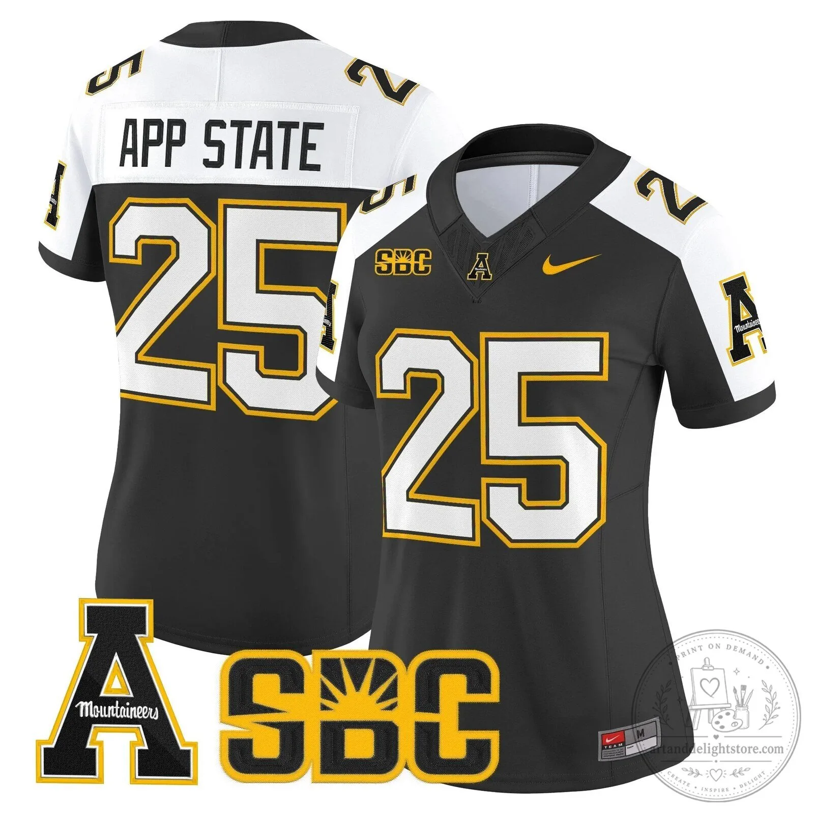 Appalachian State Mountaineers 2025 Vapor Limited Football Jersey for Women 70 Appalachian State Mountaineers 2025 Vapor Limited Football Jersey for Women