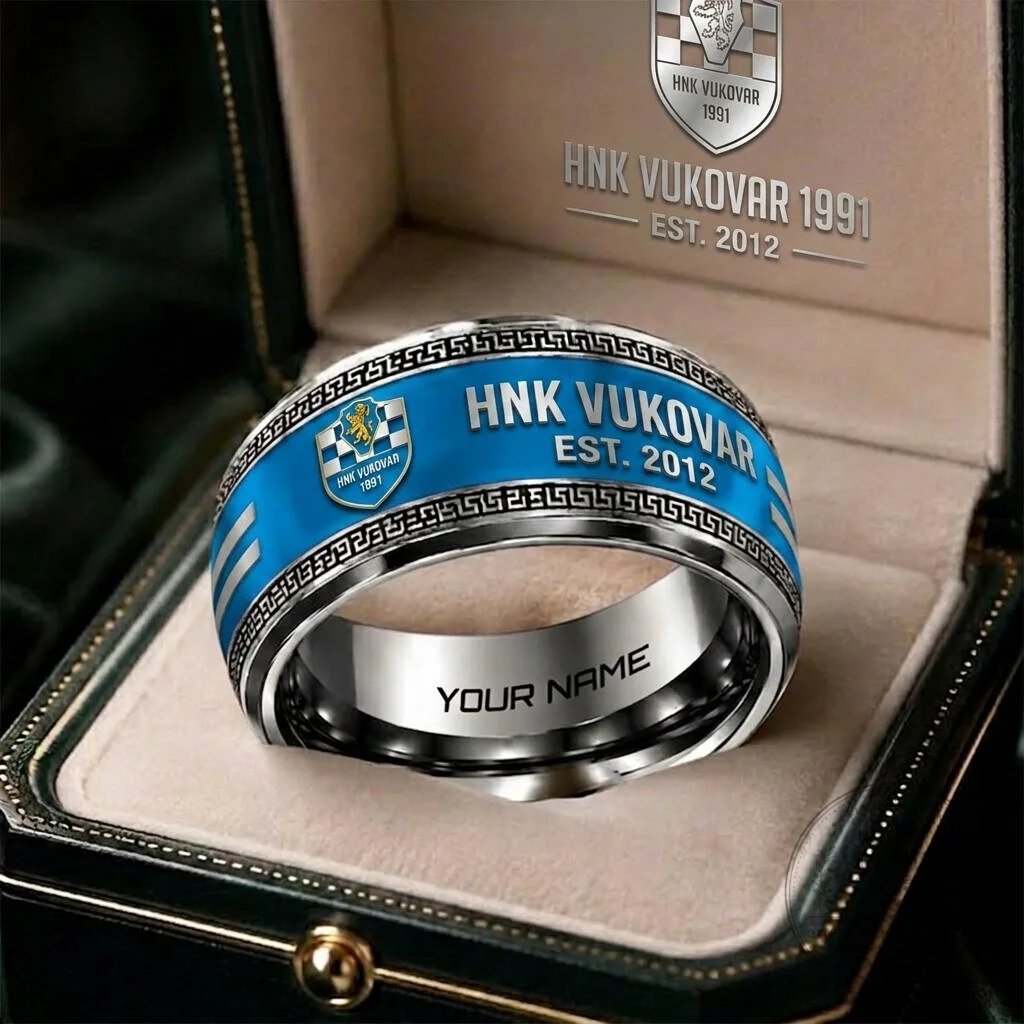 HNK Vukovar 1991 Croatian Football League Personalized Ring 1 HNK Vukovar 1991 Croatian Football League Personalized Ring