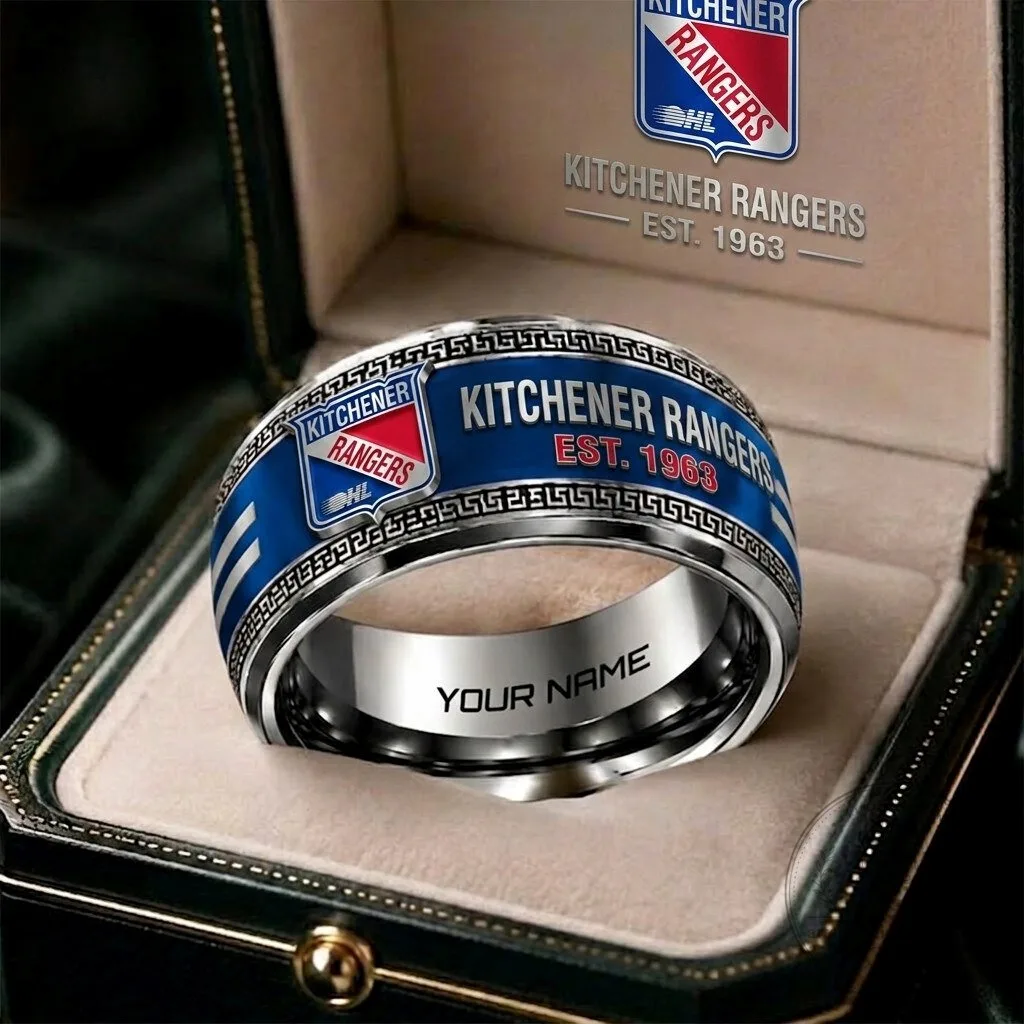 Kitchener Rangers OHL Personalized Hockey Team Ring