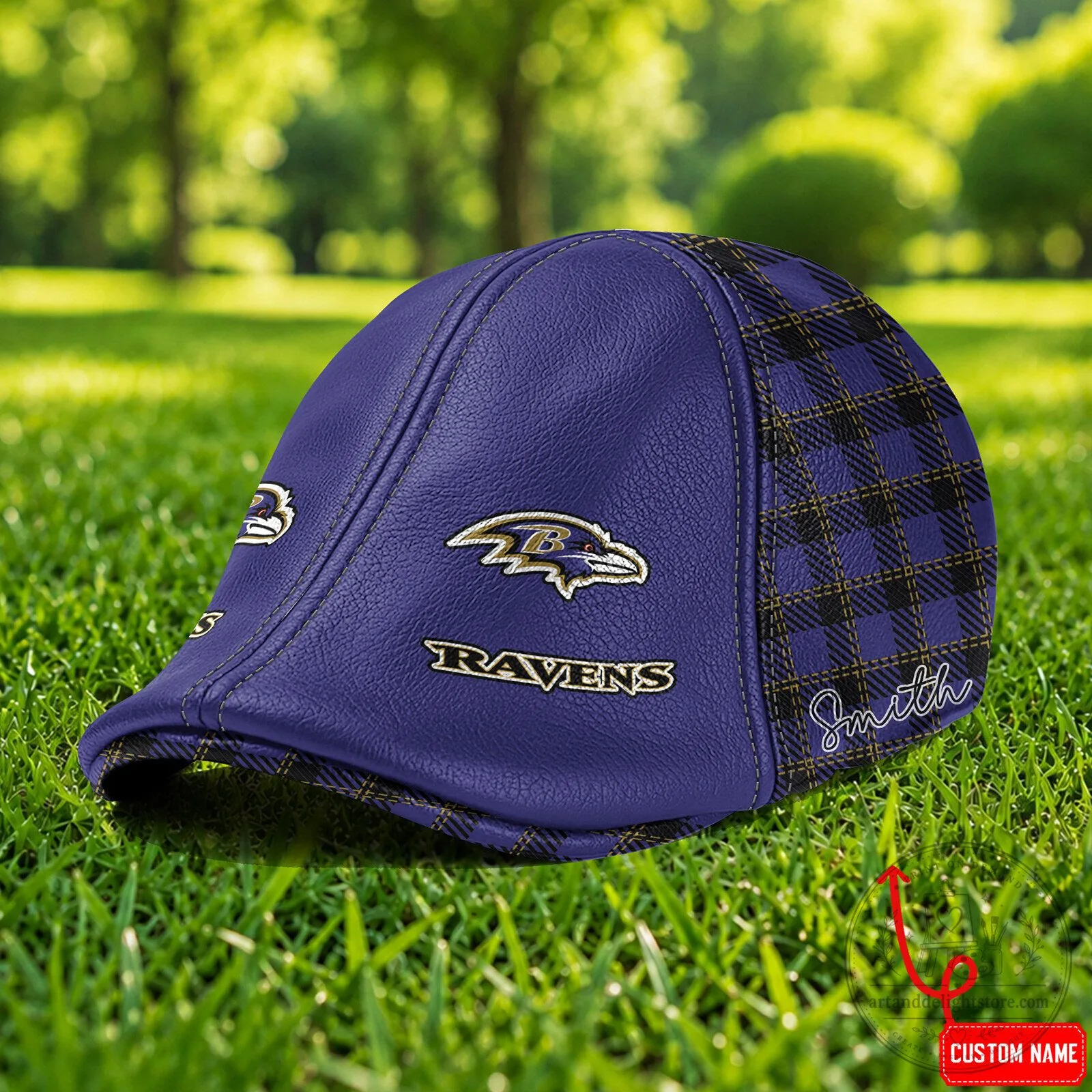 Baltimore Ravens NFL Football Team Personalized Ivy Cap Hat