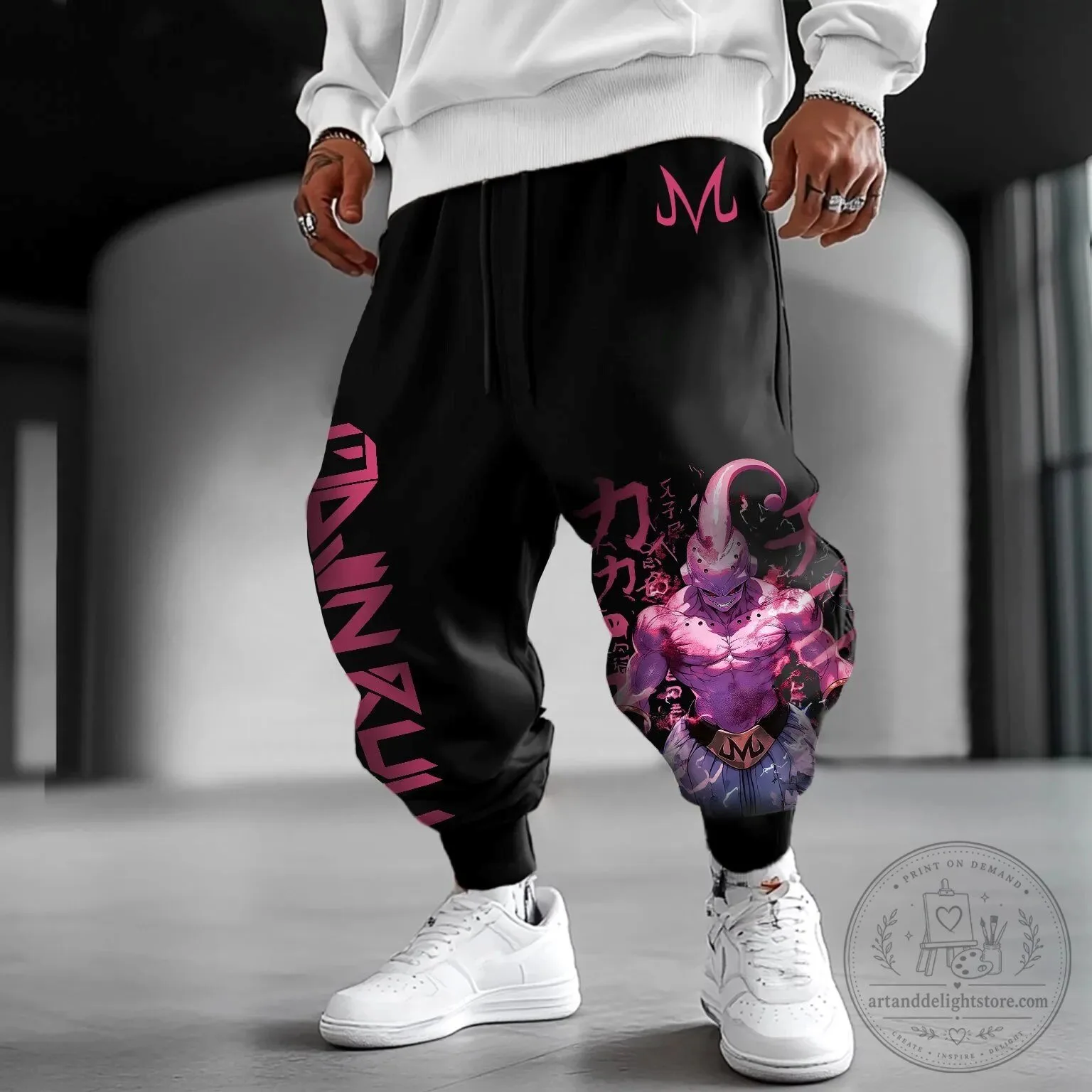 Majin Buu Anime Jogger Pants for Streetwear - Dragon Ball Z Collection