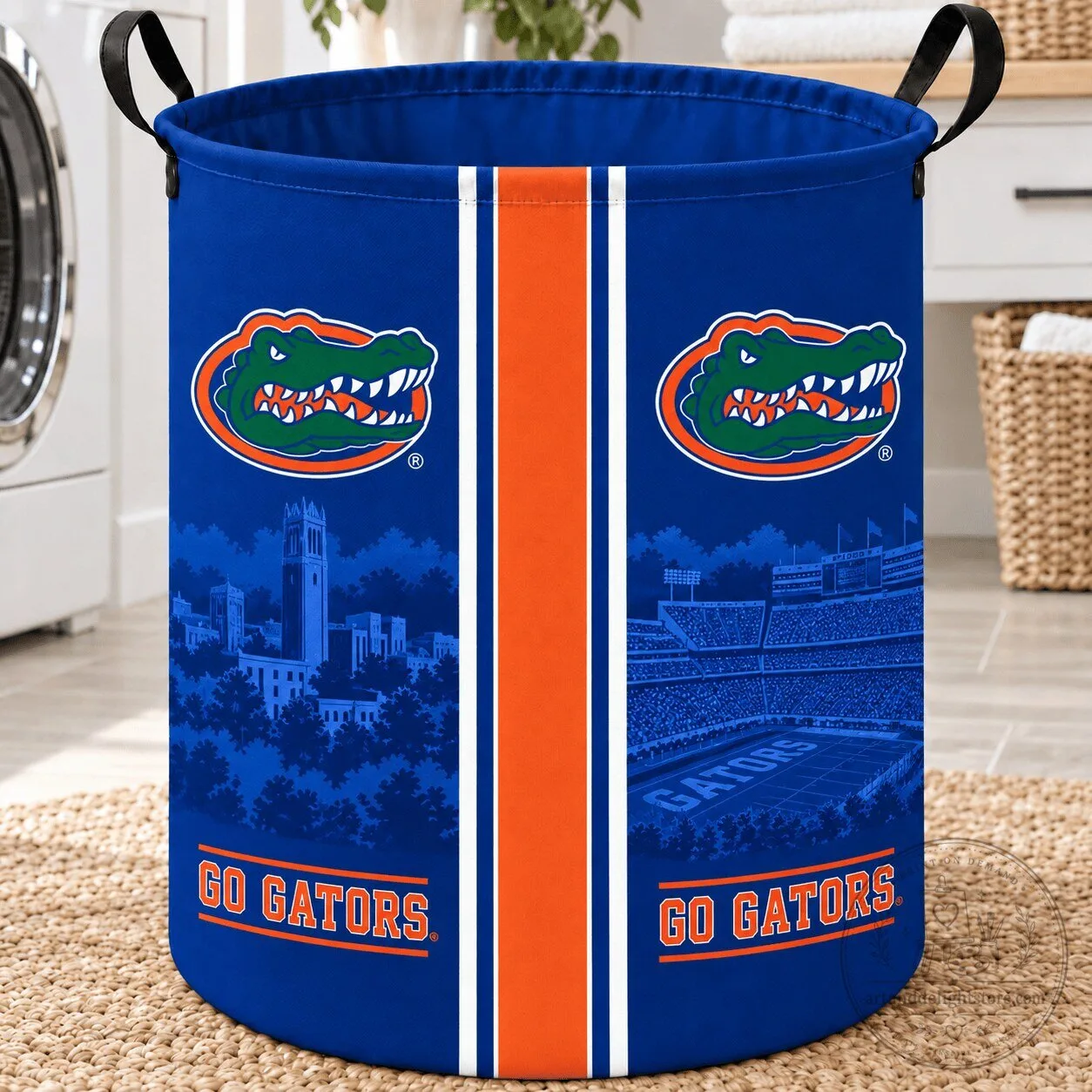 Florida Gators Football Team Logo College Laundry Basket