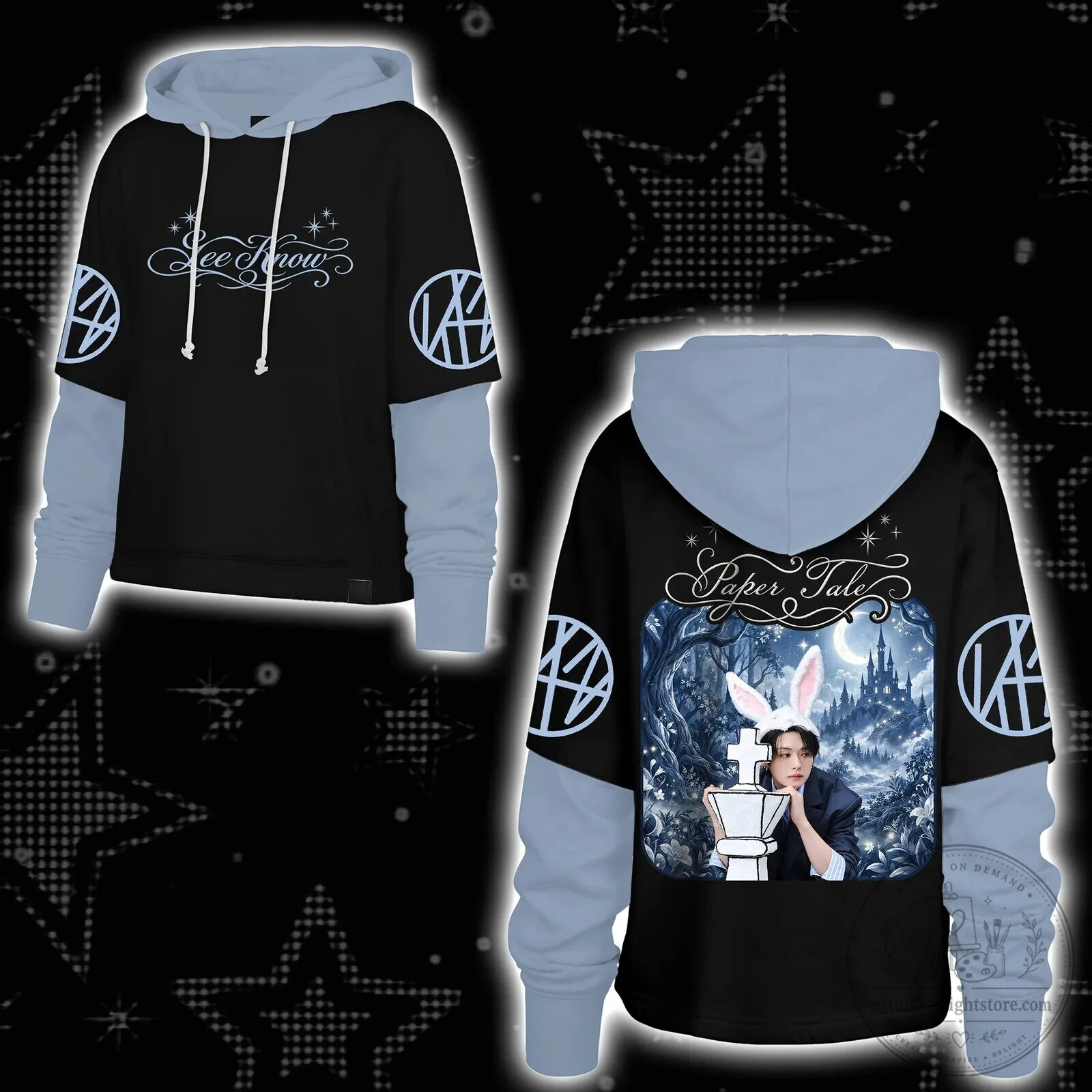Stray Kids Bang Chan Paper Tale Mystical Forest K-Pop Hoodie 9 Stray Kids Bang Chan Paper Tale Mystical Forest K-Pop Hoodie