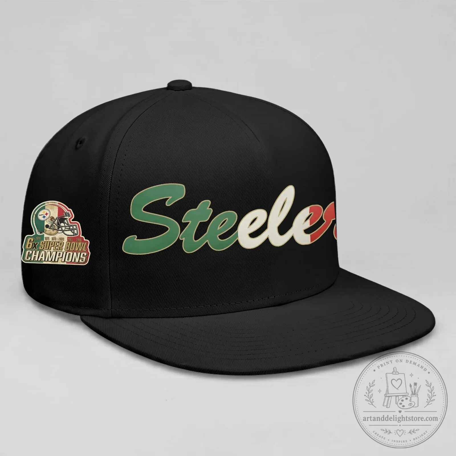 Personalized Snapback Hat - Mexico Edition for Pittsburgh Steelers Fans