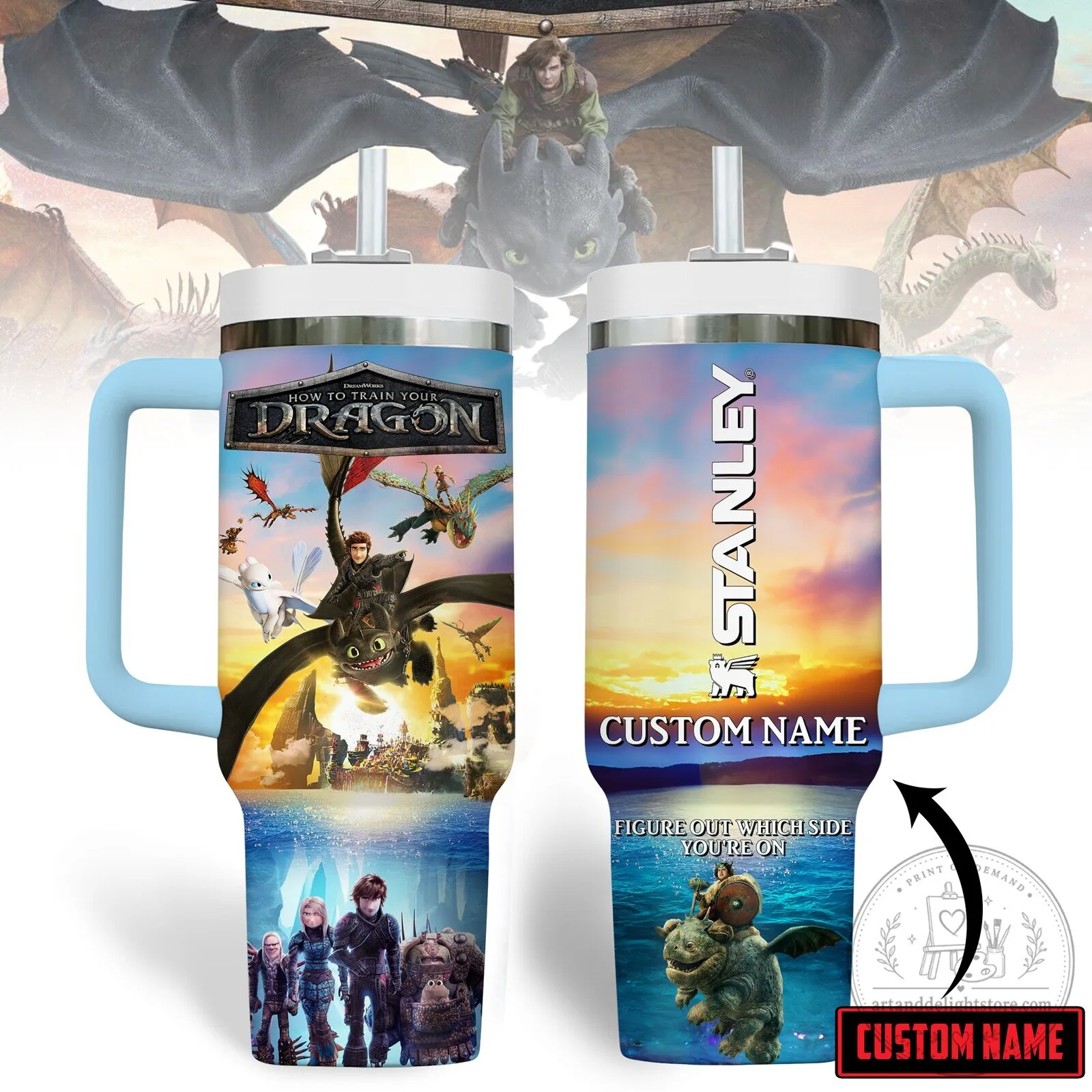 How to Train Your Dragon Stanley Tumbler with Handle