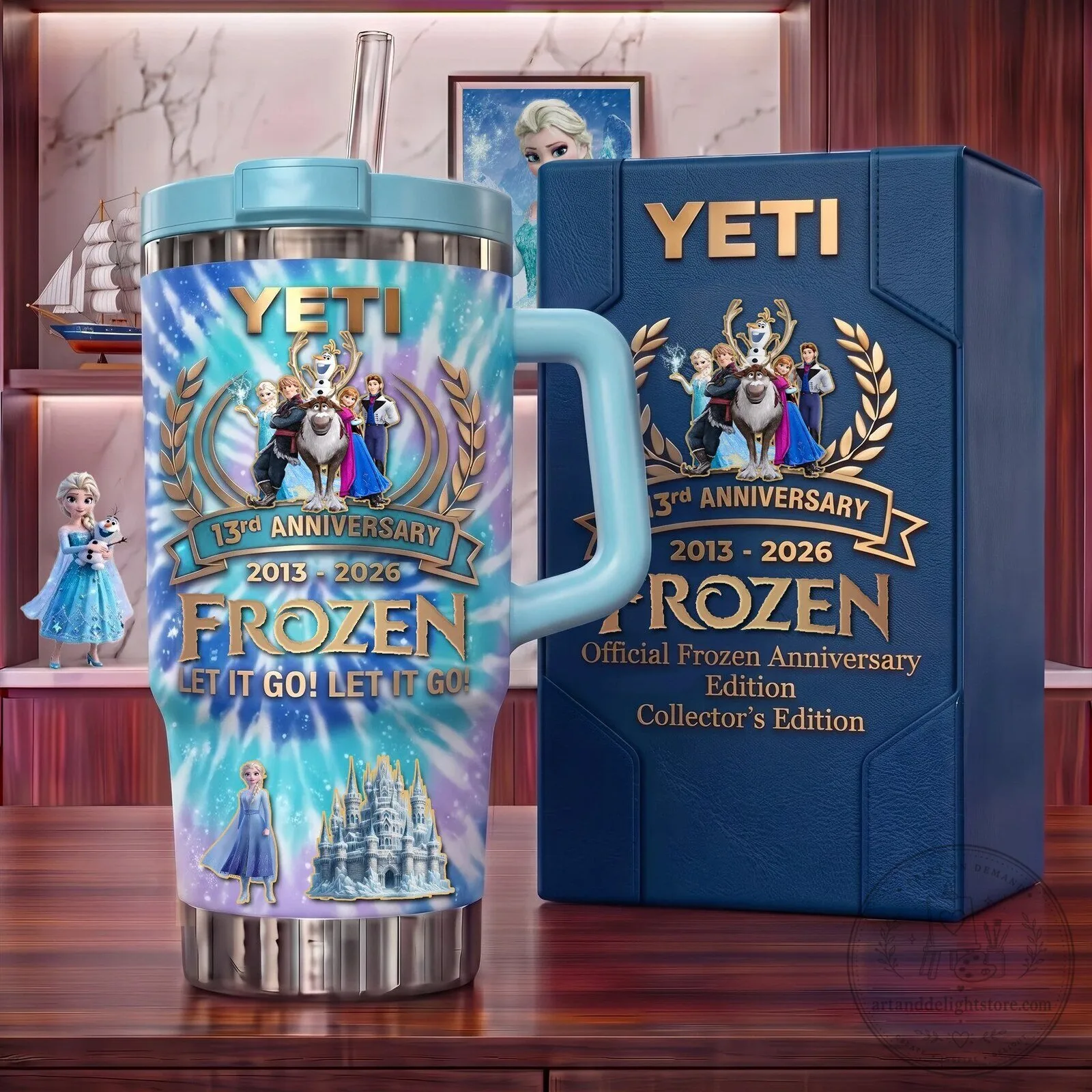 Disney Frozen 13th Anniversary Let It Go Yeti Handle Tumbler 3 Disney Frozen 13th Anniversary Let It Go Yeti Handle Tumbler