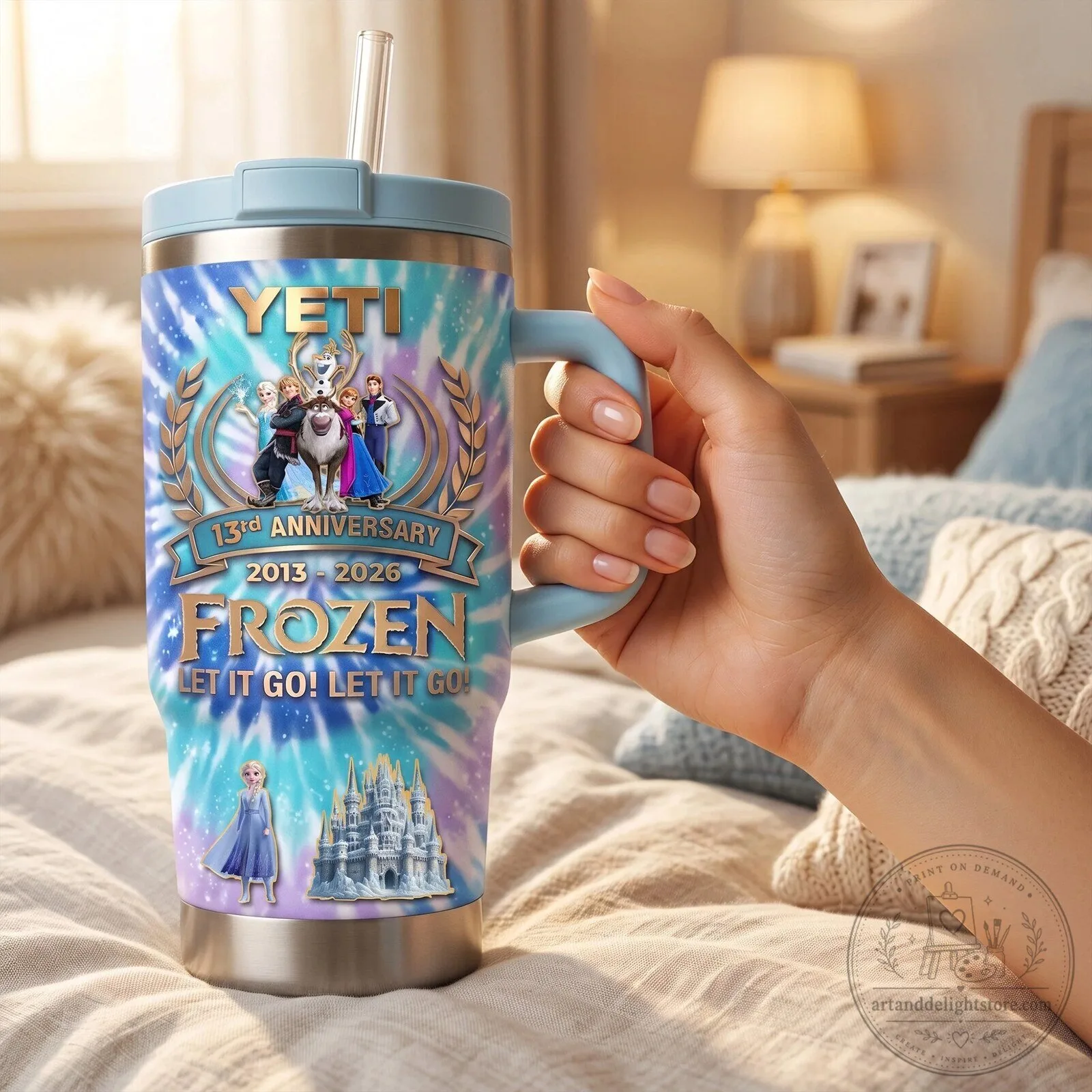 Disney Frozen 13th Anniversary Let It Go Yeti Handle Tumbler 4 Disney Frozen 13th Anniversary Let It Go Yeti Handle Tumbler