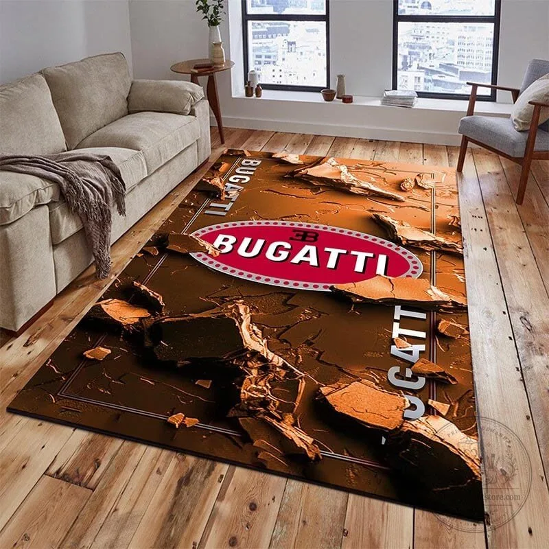 Bugatti Welcome Luxury Car Logo Personalized Floor Rug 11 Bugatti Welcome Luxury Car Logo Personalized Floor Rug