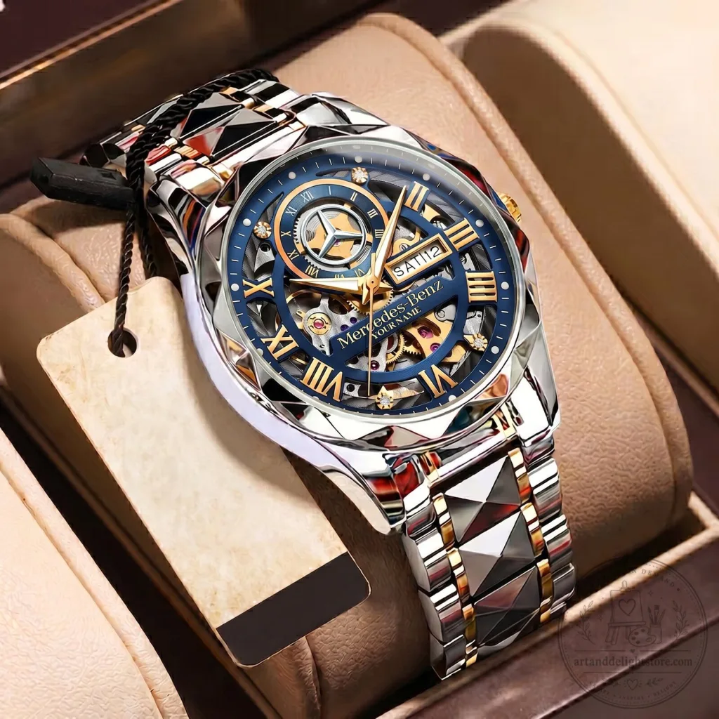 Mercedes-Benz Elegant Fashion Design Custom Name Stainless Steel Watch Mercedes-Benz Elegant Fashion Design Custom Name Stainless Steel Watch