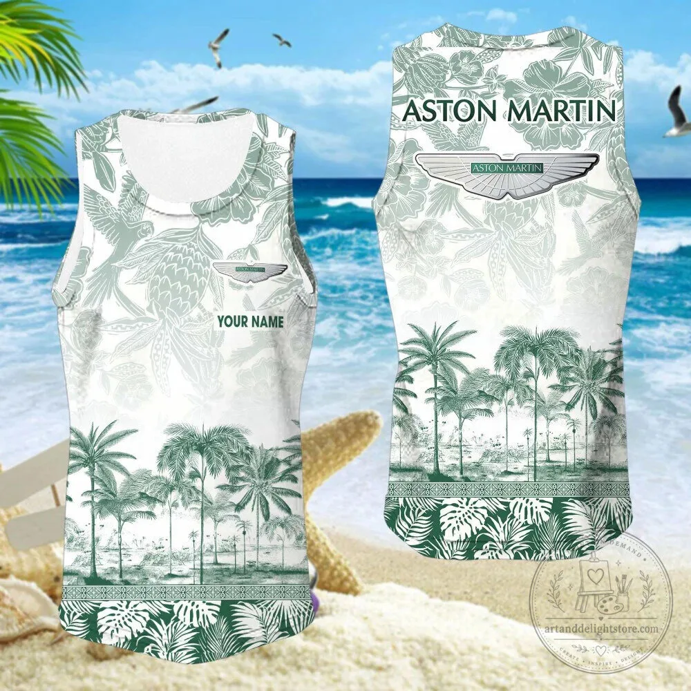 Aston Martin Custom Name Tropical Palm Trees Hawaiian Shirt 13 Aston Martin Custom Name Tropical Palm Trees Hawaiian Shirt