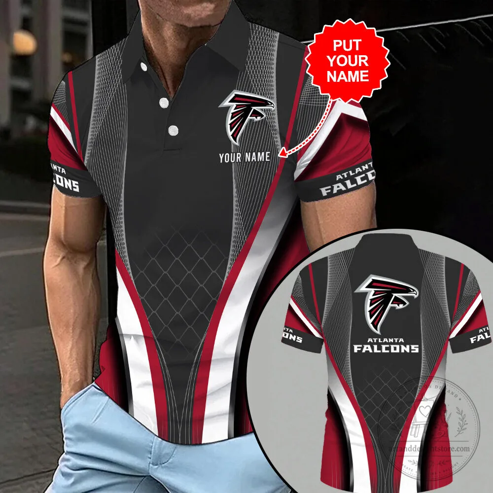 Personalized Atlanta Falcons NFL Football Team Polo Shirt
