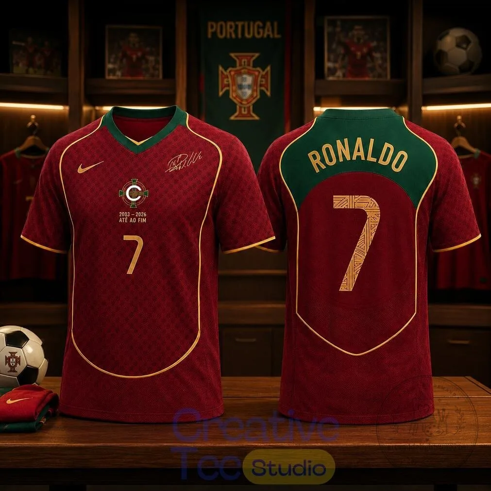 Cristiano Ronaldo Portugal National Football Team Special Edition Soccer Jersey 1 Cristiano Ronaldo Portugal National Football Team Special Edition Soccer Jersey