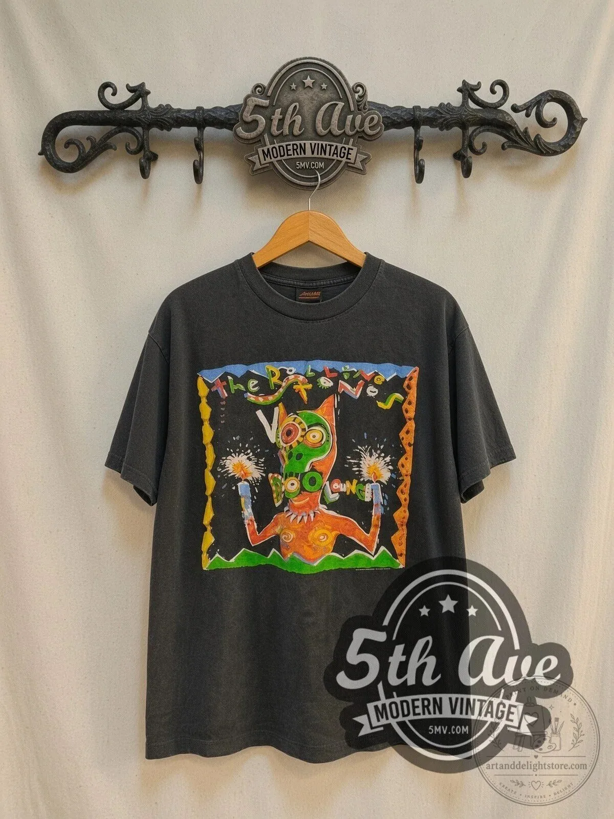 The Rolling Stones Voodoo Lounge World Tour 1994 Vintage Band T-Shirt