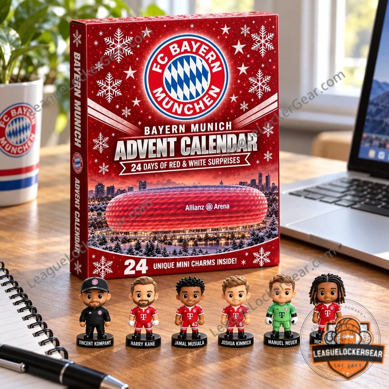FC Bayern Munich Football Club 2026 Advent Calendar with Player Figurines 2D 7 FC Bayern Munich Football Club 2026 Advent Calendar with Player Figurines 2D