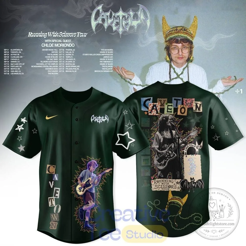 Cavetown Running With Scissors Tour 2026 Baseball Jersey with Chloe Moriondo
